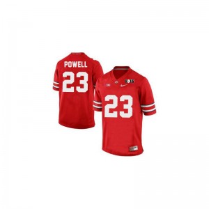 Ohio State Buckeyes Tyvis Powell Jersey Player For Men Limited #23 Red Diamond Quest 2015 Patch Jersey