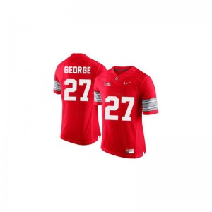 Ohio State Buckeyes Eddie George Jersey For Men Game - #27 Red Diamond Quest Patch