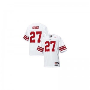 Ohio State Buckeyes Jersey of Eddie George Limited For Men - #27 White