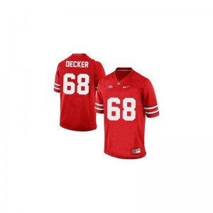Taylor Decker Men #68 Red Jersey Ohio State Game