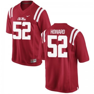 Michael Howard Ole Miss Jerseys Mens Red Limited