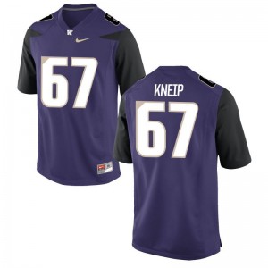 Michael Kneip UW Jersey Game For Men Jersey - Purple