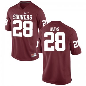 Oklahoma Sooners Michael Mays Jersey For Men Game Jersey - Crimson