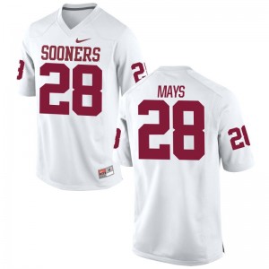 Michael Mays OU Sooners Jerseys White Mens Game