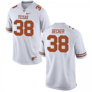 Game Mitchell Becker Jersey University of Texas For Men - White