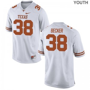 University of Texas Mitchell Becker Jerseys Youth White Game