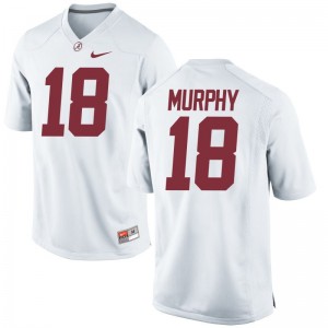 Montana Murphy Men Jerseys University of Alabama Game White