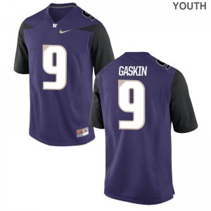 Myles Gaskin Youth(Kids) UW Jerseys Purple Game Jerseys