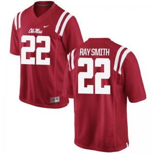 University of Mississippi Jersey Ray Ray Smith Youth(Kids) Limited - Red