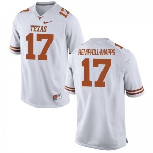 Limited University of Texas Reggie Hemphill-Mapps Mens Jerseys - White
