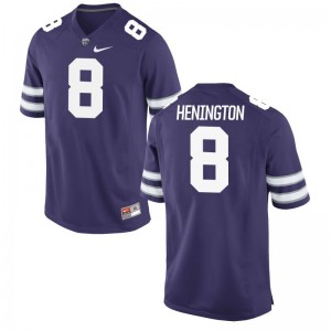 K-State Ryan Henington Game Jerseys Purple For Men