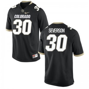 Colorado Ryan Severson Jersey For Men Black Game