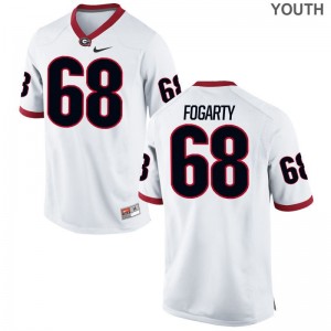 Sean Fogarty UGA Bulldogs Youth Game Jerseys - White
