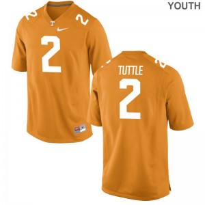Shy Tuttle Tennessee Volunteers Jerseys Limited Youth(Kids) - Orange