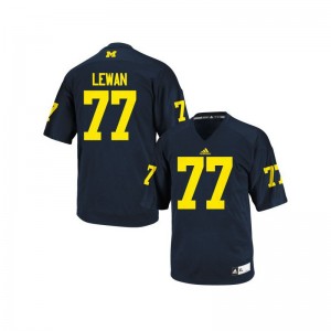 Limited Taylor Lewan Jersey University of Michigan Navy Blue For Kids