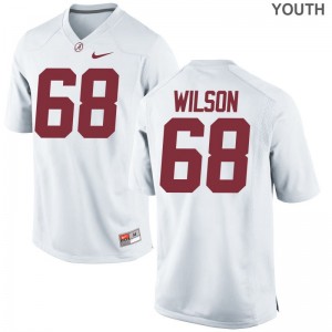 Taylor Wilson Alabama Crimson Tide Jerseys White Limited Youth