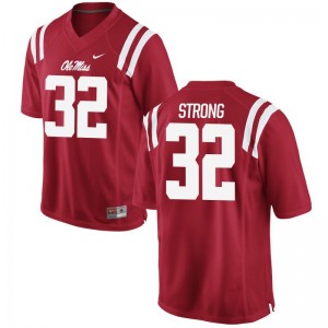 Temario Strong Ole Miss Jerseys For Men Game Red