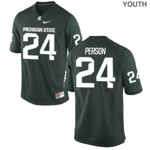 Michigan State Spartans Tre Person Jerseys NCAA Youth Limited Green Jerseys