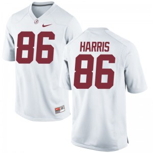 Truett Harris Mens Alabama Jerseys White Limited Jerseys