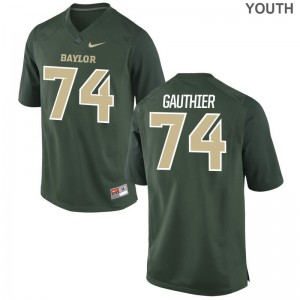 Tyler Gauthier Miami Jersey Green Game Youth(Kids)