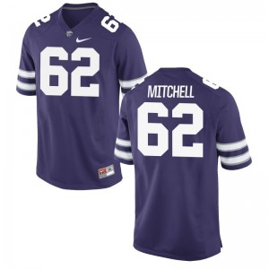 Kansas State Wildcats Tyler Mitchell Mens Limited Official Jersey Purple