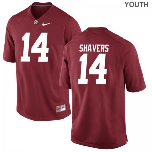 Tyrell Shavers Youth Jerseys Red Limited Alabama Crimson Tide
