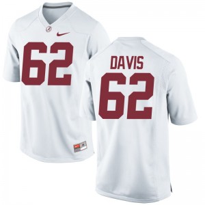 Will Davis Mens Jerseys Alabama Limited White