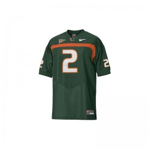 Willis McGahee Youth Jerseys Miami Hurricanes Limited - Green