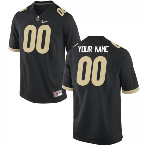 Youth Black Customized Jerseys Boilermaker Limited