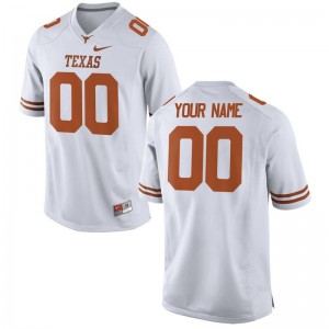 University of Texas Customized Jersey of Youth Limited - White