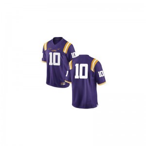 LSU Kids #10 Purple Limited Anthony Jennings Jerseys