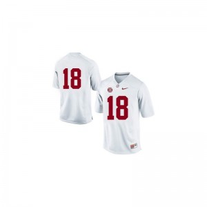 Game Alabama Cooper Bateman Youth Jersey - #18 White